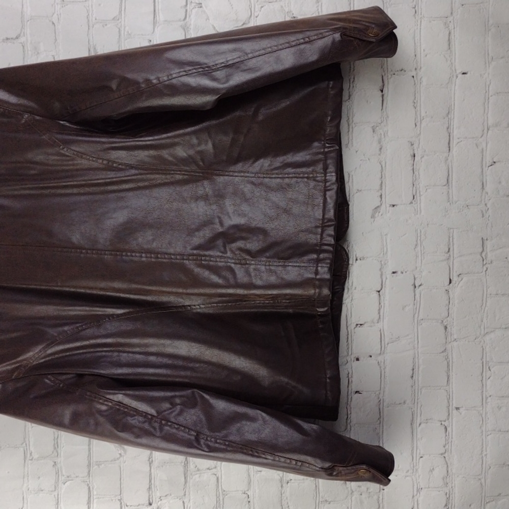 Sold Maurices Faux Leather Jacket XXL Button - Picture 8 of 10